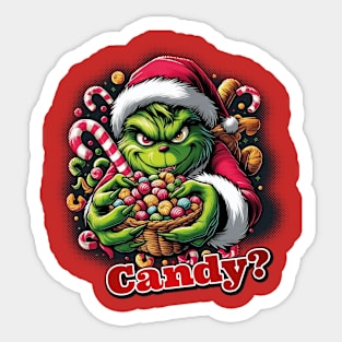 Grinch offers Candy Sticker